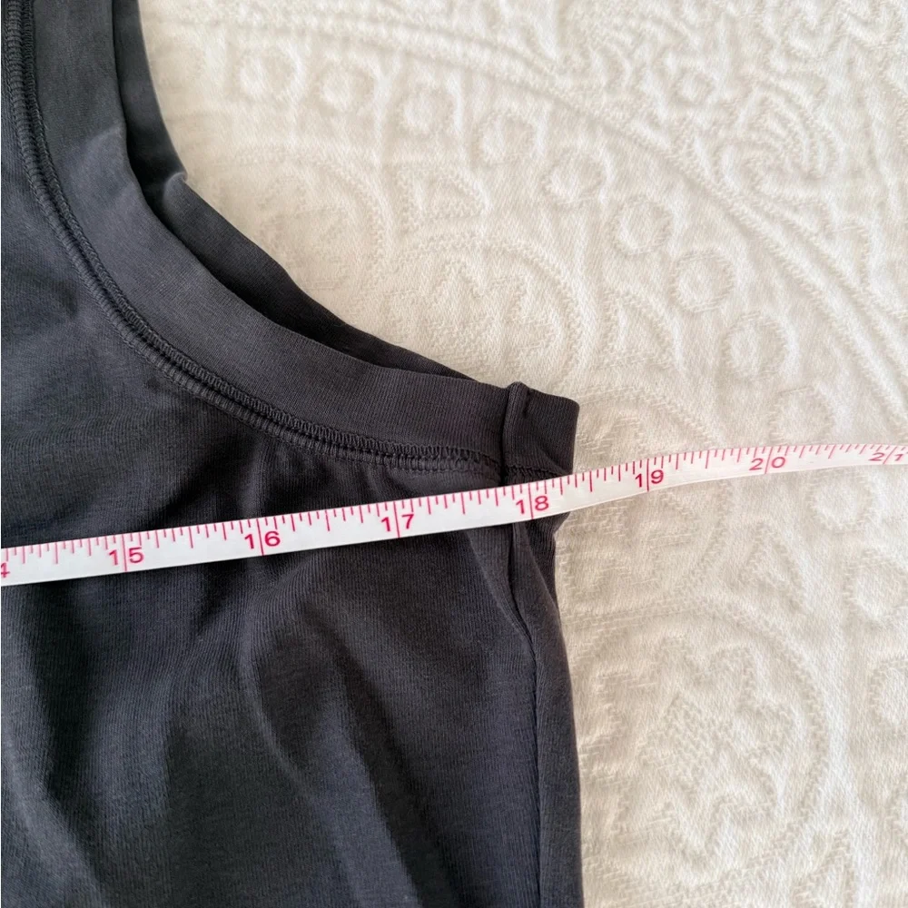 SKIMS New Vintage Dress in size 2X Ash NWT Sleeveless Mock Neck Zip Front Dress - Picture 4 of 7